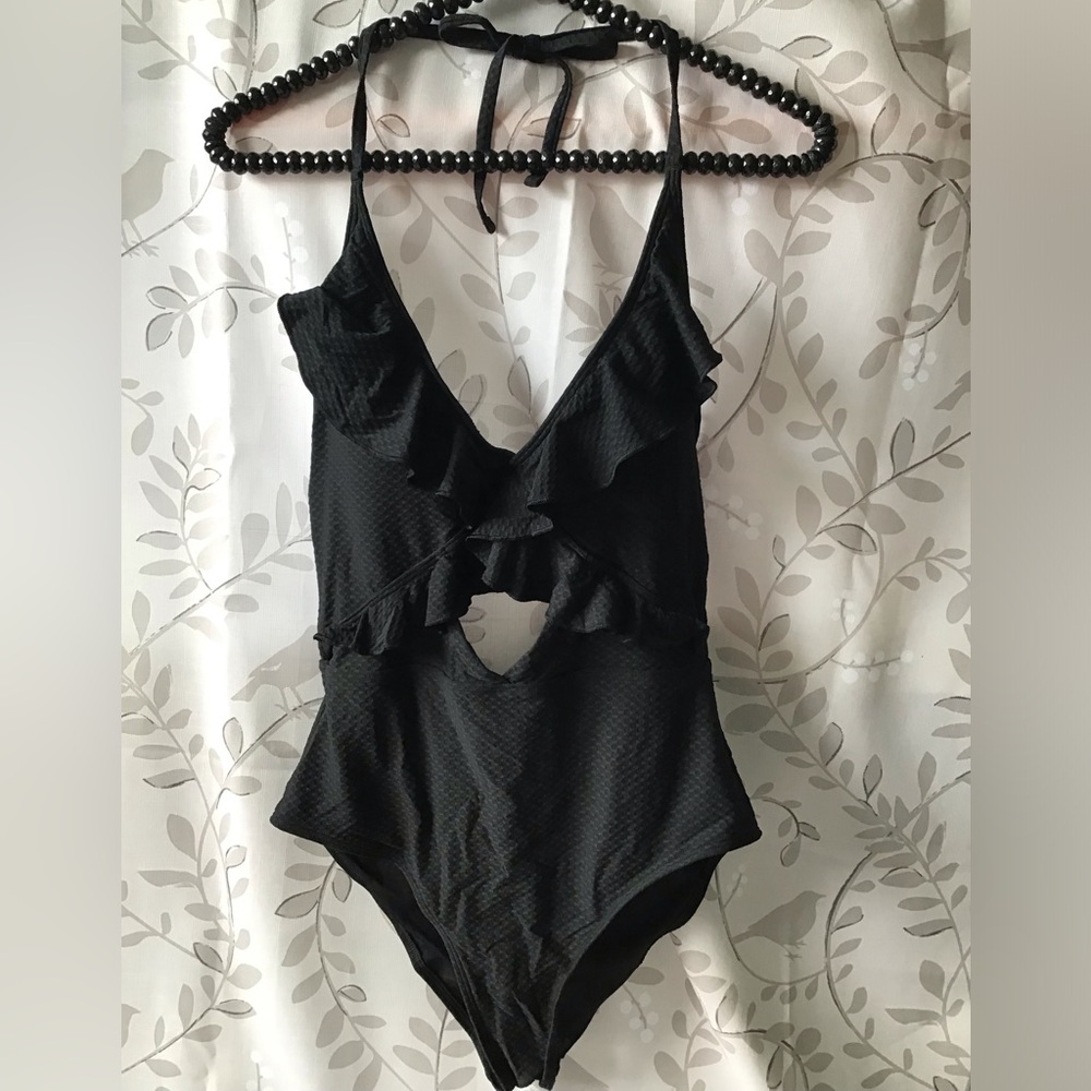 Aerie Black One-piece Swimsuit